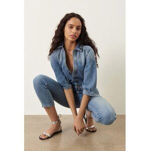 💕BA&SH💕 Frieda Denim Jumpsuit ~ Light Used Blue Size 3 = Large 8 US